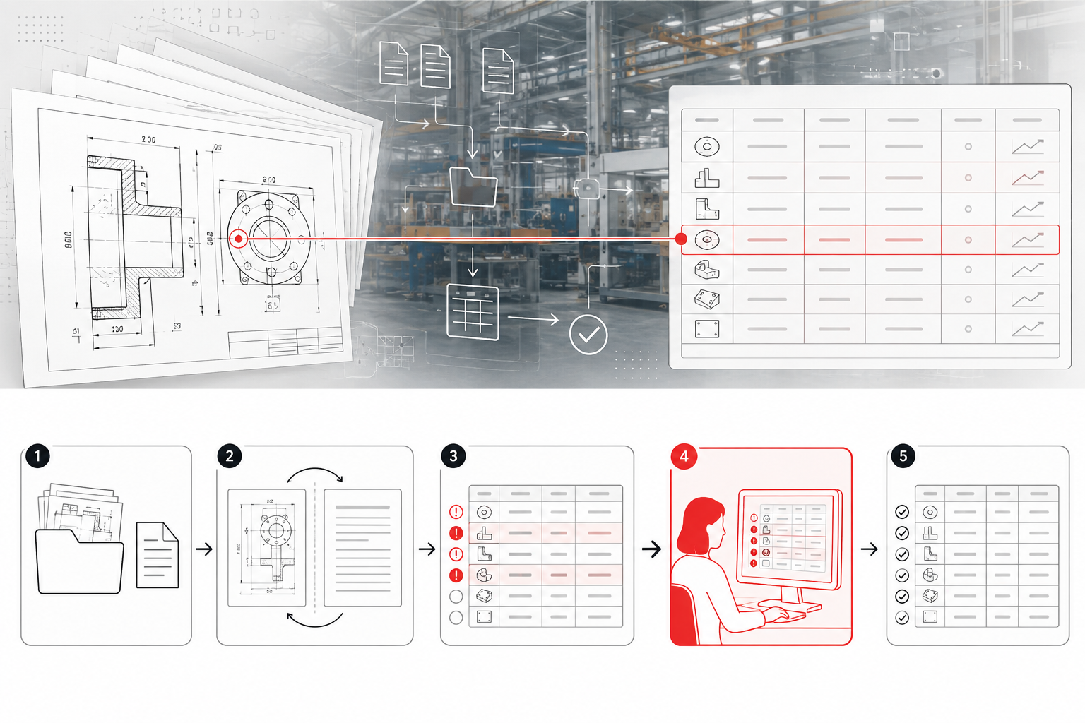 Quote automation for manufacturers step by step: from the tender folder to a checked item list